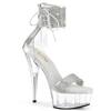 Pleaser - DELIGHT627RS Sandale à bride à la cheville - Transparent Product image